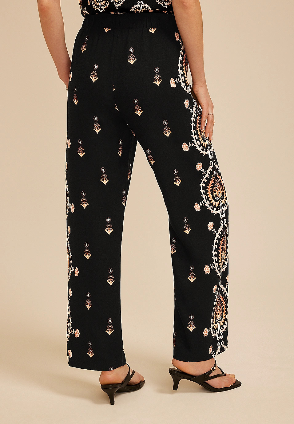 Lotus High Rise Palazzo Pant | Maurices