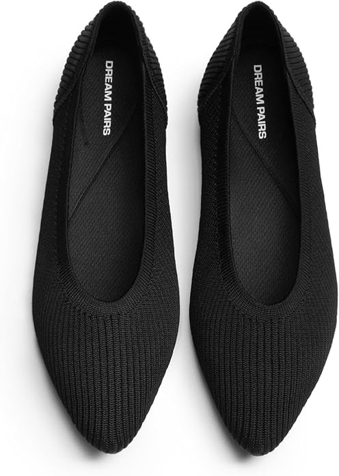 DREAM PAIRS Women's Knit Ballet Dressy Flats Comfortable Washable Flexible Breathable Casual Clas... | Amazon (US)