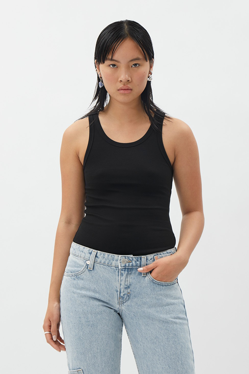 Close Fitted Tank Top | Weekday