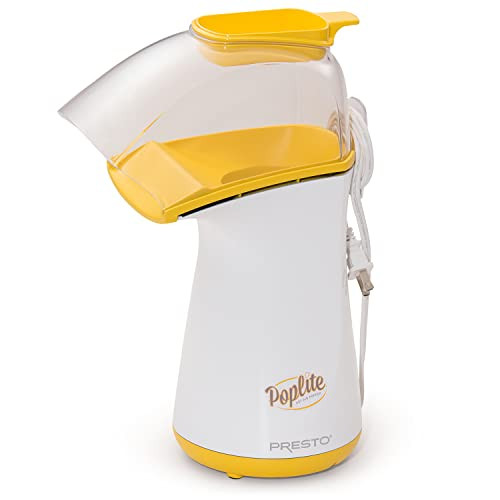 Presto 04820 Poplite Hot Air Popcorn Popper - Built-In Measuring Cup + Melts Butter, Easy to Clea... | Amazon (US)