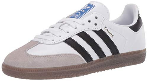 adidas Originals Men's Samba OG Sneaker White/Black/Granite 10 | Amazon (US)