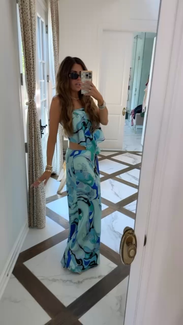 This set is PUCCI inspired! 🩵💙 The material feels $$$ and it’s affordable!! I’m wearing a small top and medium skirt! I will say I could have sized down on the skirt! 

Revolve fashion, Revolve finds, PUCCI, Summer outfits, Matching sets, Vacation outfits, Vacation outfits beach, Gemme Beauty, Emily Gemma

#LTKootd #LTKSeasonal #LTKTravel