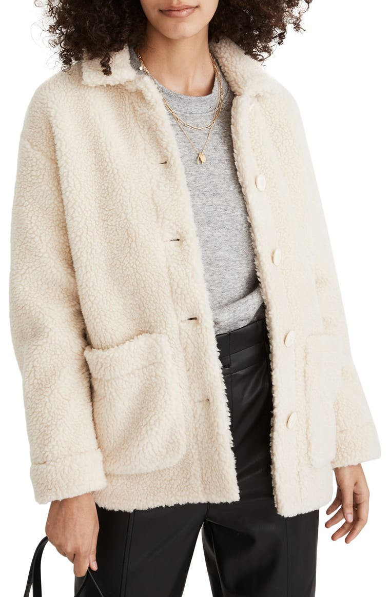 Walton Faux Shearling Shirt Jacket | Nordstrom
