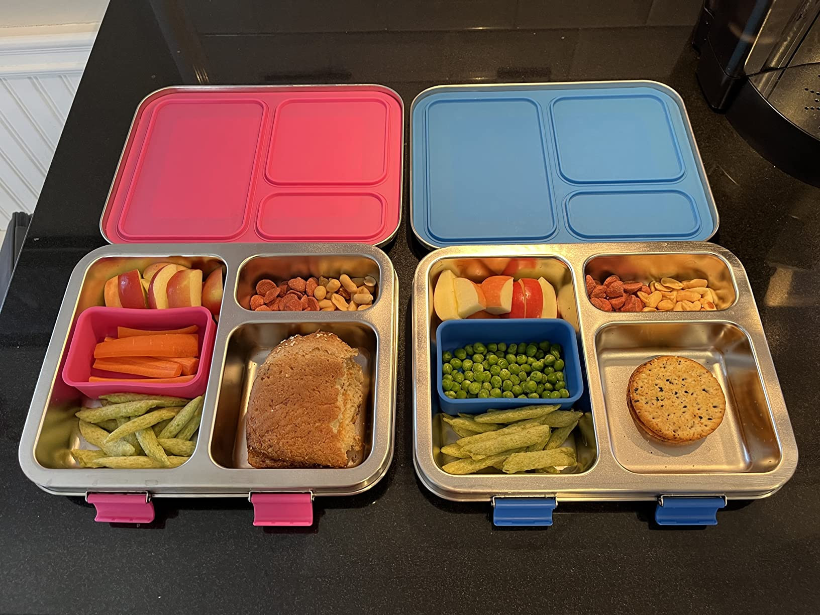 Bentgo® Kids Stainless Steel Leak-Resistant Lunch Box - Bento-Style Redesigned in 2022 w/Upgrade... | Amazon (US)