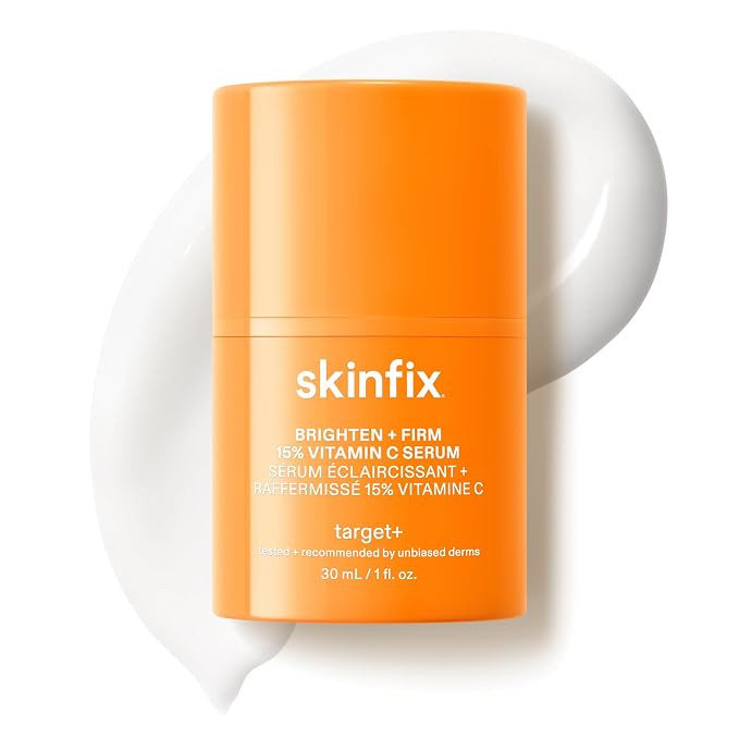 Skinfix Brighten + Firm 15% Vitamin C Serum for Face - Visibly Fades Dark Spots & Fine Lines - Sa... | Amazon (US)