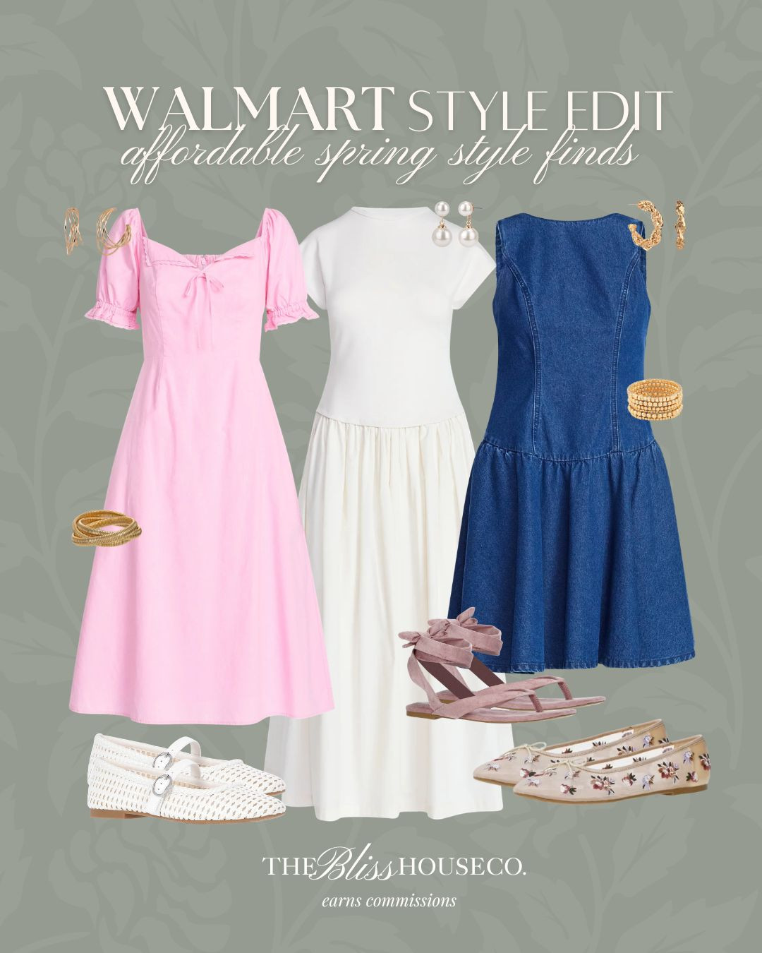 Walmart spring style edit. 🌷 Feminine dresses, soft denim and pretty flats for everything from brunch to showers to weekend plans. Affordable, elevated finds you’ll wear all season.

Walmart spring dresses, pink midi dress, denim fit and flare dress, white maxi dress, feminine spring outfit ideas, affordable occasion dresses, Easter outfit ideas, bridal shower guest dress, spring brunch look, woven mary jane flats, floral ballet flats, neutral spring sandals, classic girly style finds. 

 #LTKootd #LTKSeasonal