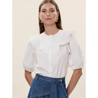 Aisley Poplin Top | Rebecca Taylor