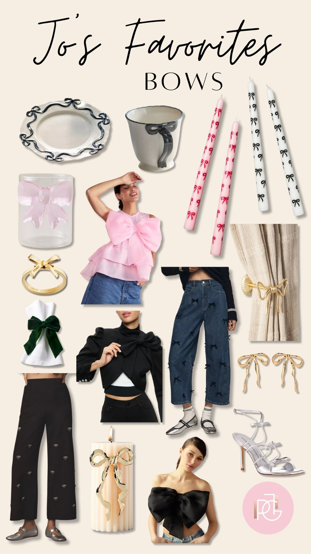 Bows, bows, bows 🎀 Y'all... I LOVE bows! All year long, I wear bows, I decorate with bows, and I had to share so y'all can do it with me! It's so easy to decorate with bows for the holiday season to add the festive touch without it feeling too on the nose, like the candle sticks and napkin ring. I also added some other clothing pieces with bows that are perfect for holiday parties.  

 #LTKGiftGuide #LTKHoliday #LTKSeasonal