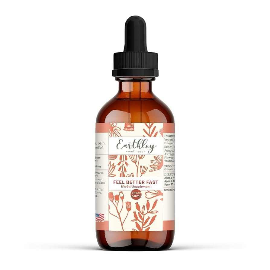 Earthley Wellness Feel Better Fast, All-Natural Relief for Minor Ailments, Supports Immune & Dige... | Amazon (US)