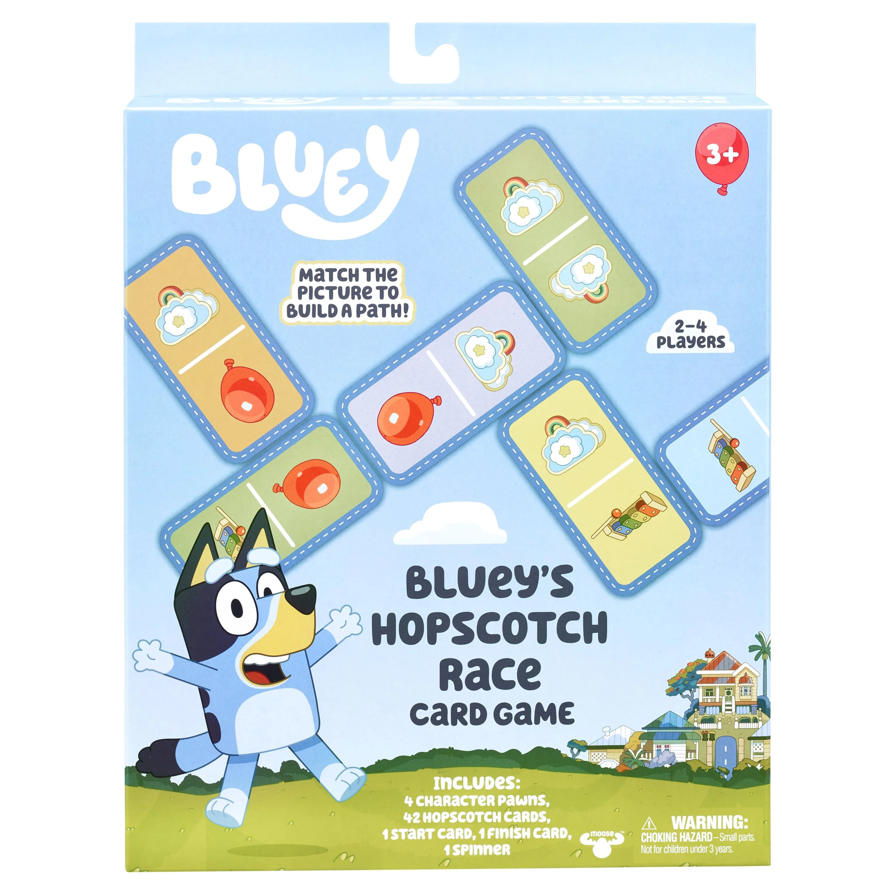 Bluey, Hopscotch Game, 2 to 4 Players, Board Game For Kids Ages 3+ | Walmart (US)