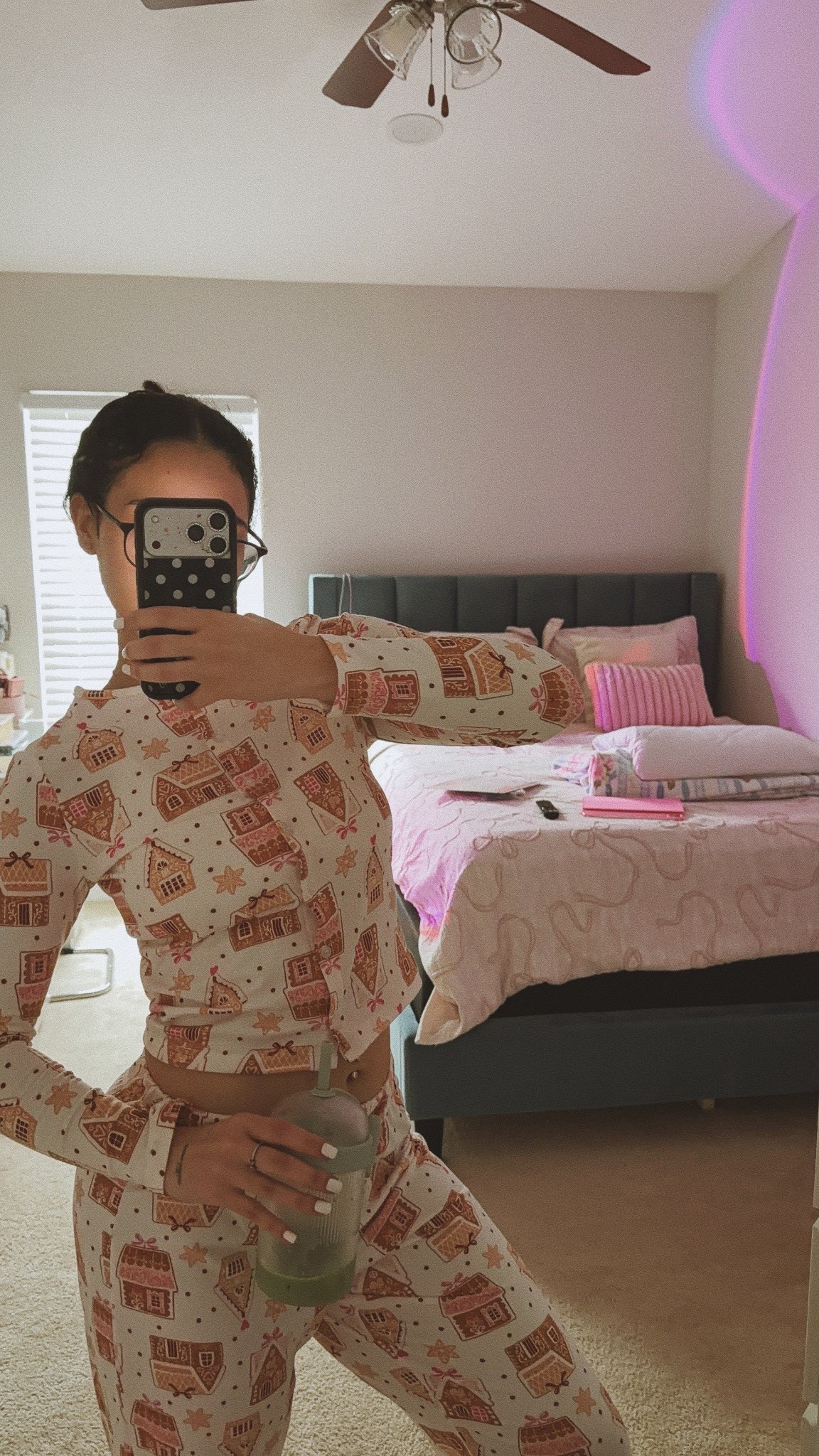 Coziest little gingerbread PJs 🍪🎀

Found these at Five Below and I’m actually obsessed. They’re lightweight, stretchy, and so cute for lazy mornings, studying, or just feeling festive without doing too much. I’m in my comfy girl era and these are coming with me into the whole winter season ✨

Linked some similar 🪄

#ltkunder25 #ltkcozy #ltkapartment #ltkloungewear #fivebelowfinds #holidaypjs #cozyseasonvibes #gingerbreadgirl #softgirlvibes #pjsset #aestheticfinds #girlyandcozy #homebodyera #comfygirlie #wintermorningroutine