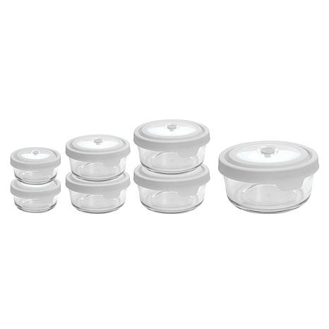 Anchor Hocking 14 Piece Glass Food Storage Bowls with Lids | HSN