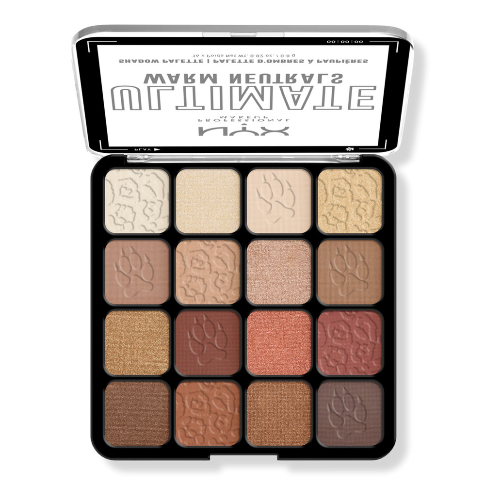 NYX Professional Makeup Ultimate Color Shadow Palette Warm Neutrals | Ulta