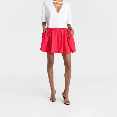 KBB by KAHLANA Women's 'The Bubble Skirt' - Hot Pink L | Target