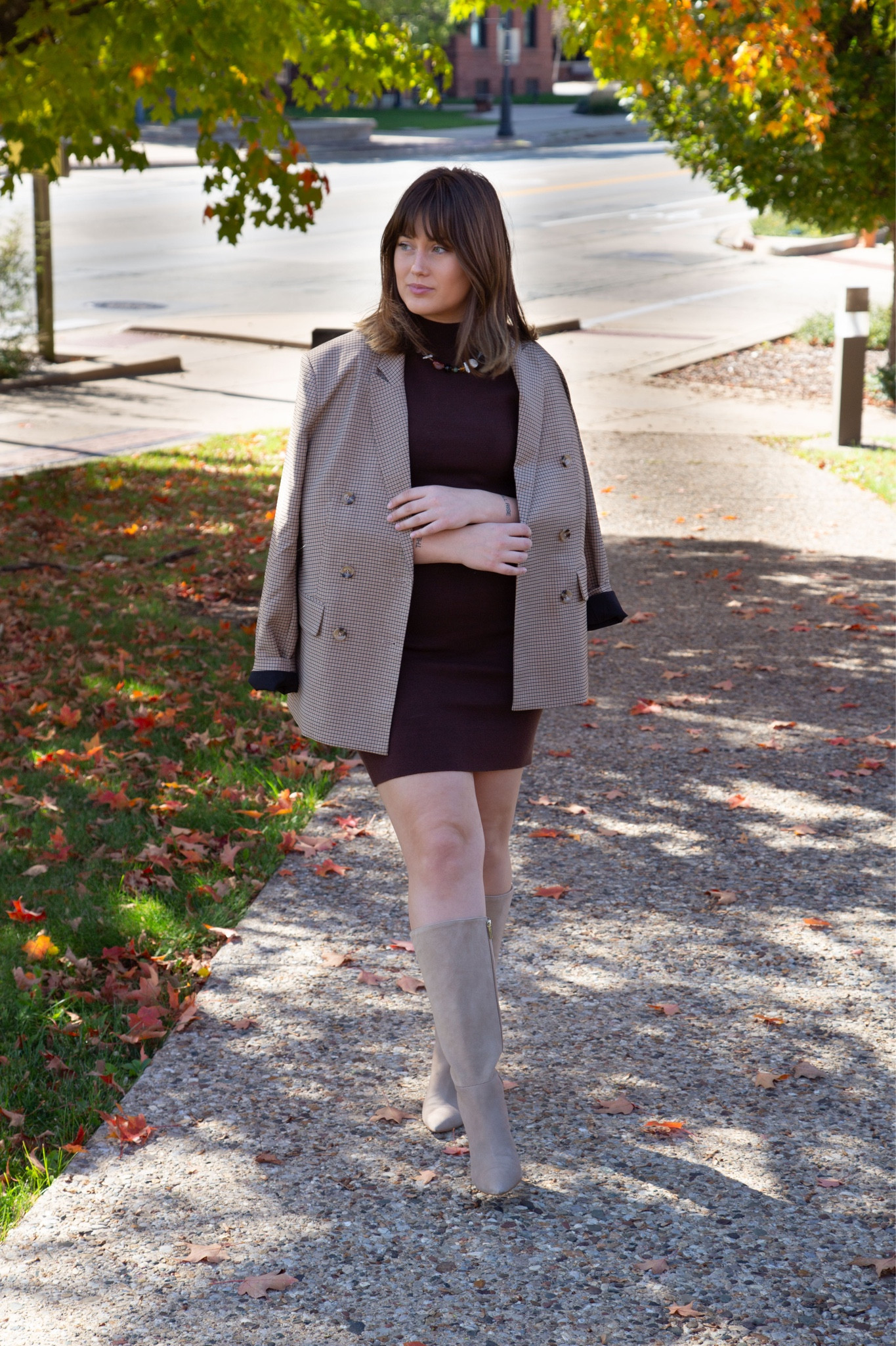throwing a blazer over a sweater dress is definitely one of my fall formulas 

sweater dresses, fall dress, fall out fit

#LTKU #LTKSeasonal #LTKstyletip