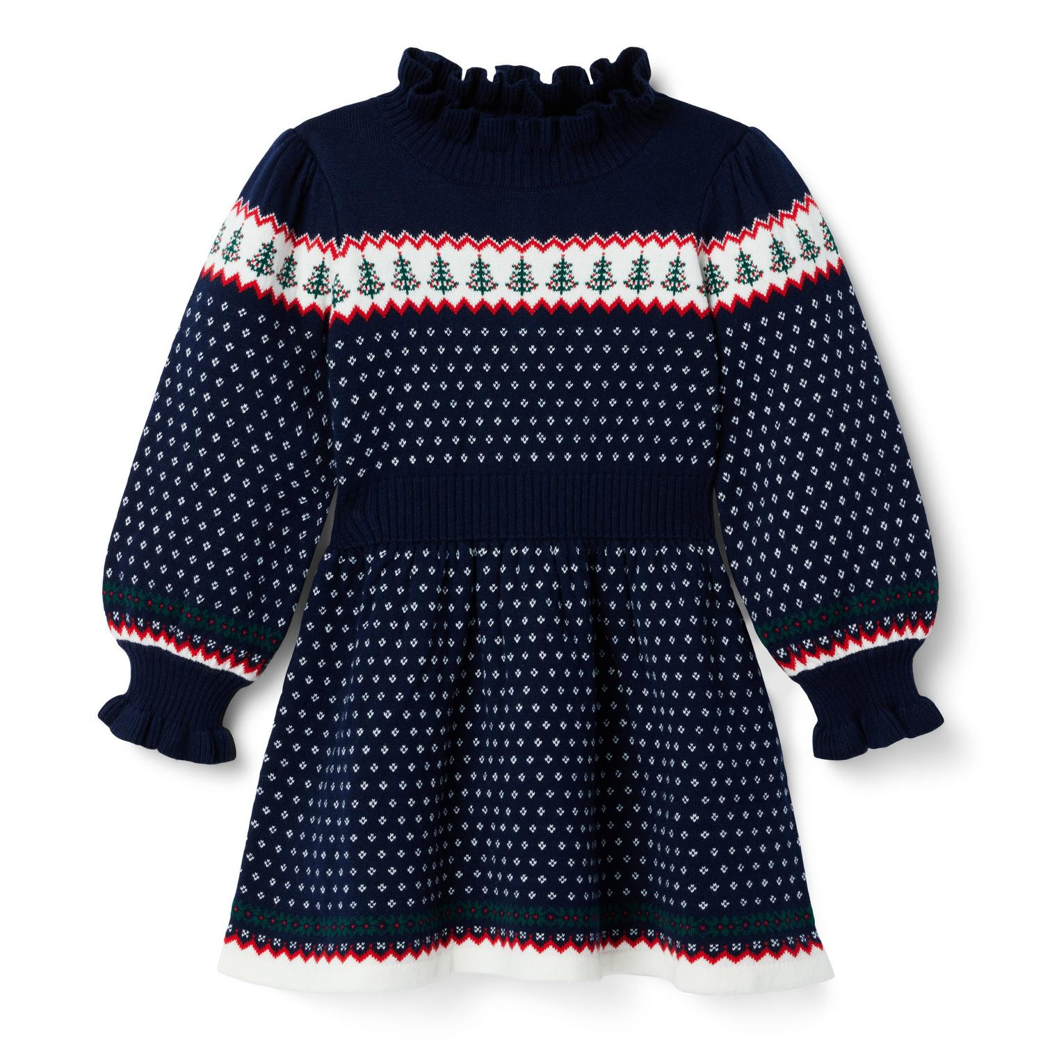 The Festive Fair Isle Dress | Janie and Jack