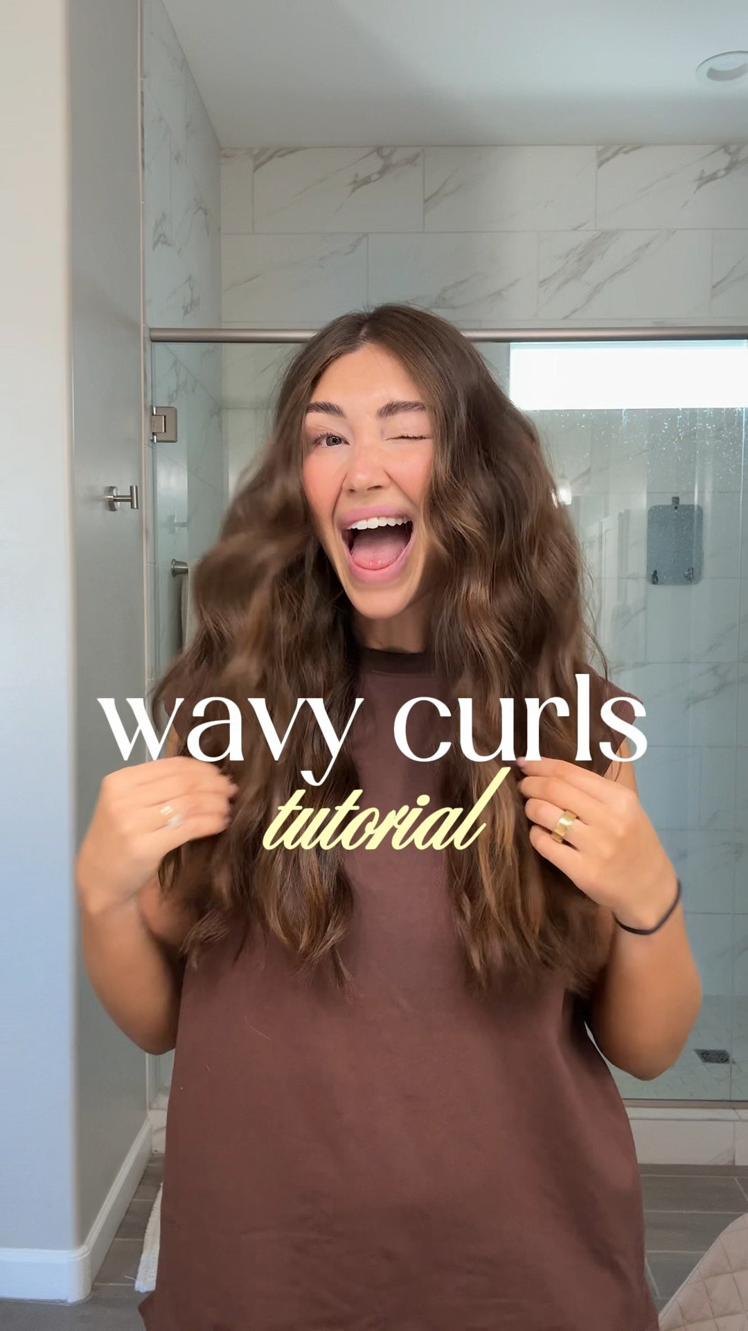 The favorite curling iron to get my wavy curls!