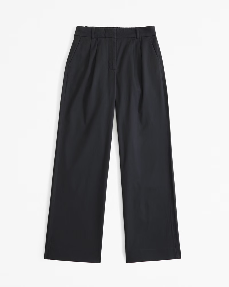 A&F Sloane Low Rise Tailored Twill Pant | Abercrombie & Fitch (US)