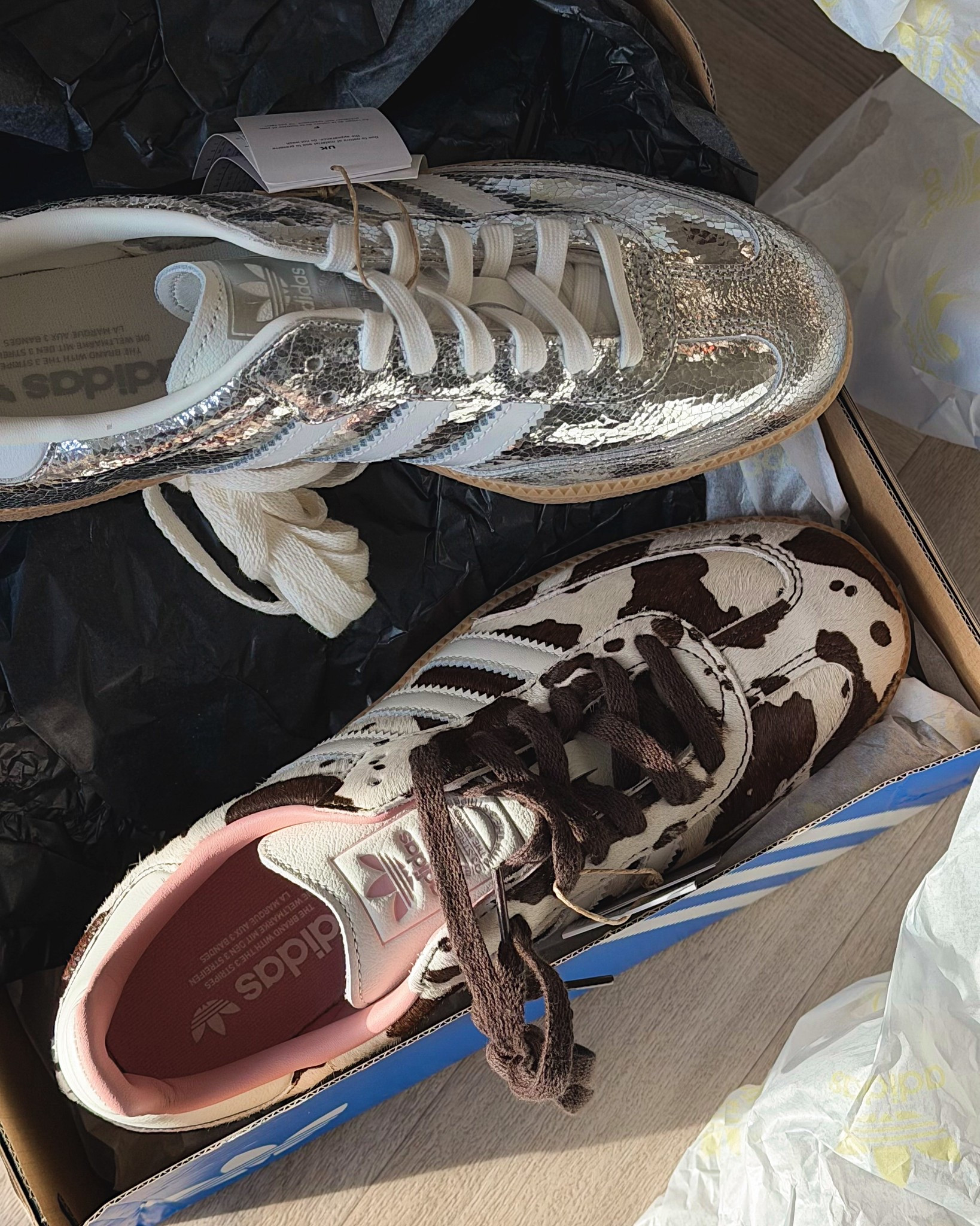 Trending trainers - trendy sneakers - silver adidas samba - cow print trainers - cow adidas taekwondo mei - fall winter shoes - Black Fridays sales and discounts asos adidas 

#LTKCyberWeek #LTKshoes #LTKuk