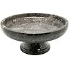 Creative Home Charcoal Marble Fruit Bowl on Pedestal, 10" x 10", Dark Gray | Amazon (US)