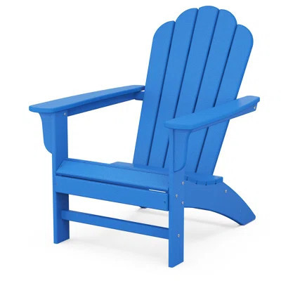 POLYWOOD Round Back Adirondack Chair | Wayfair North America