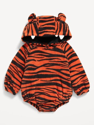 Matching Unisex Tiger Costume Hooded One-Piece Romper for Baby | Old Navy (US)