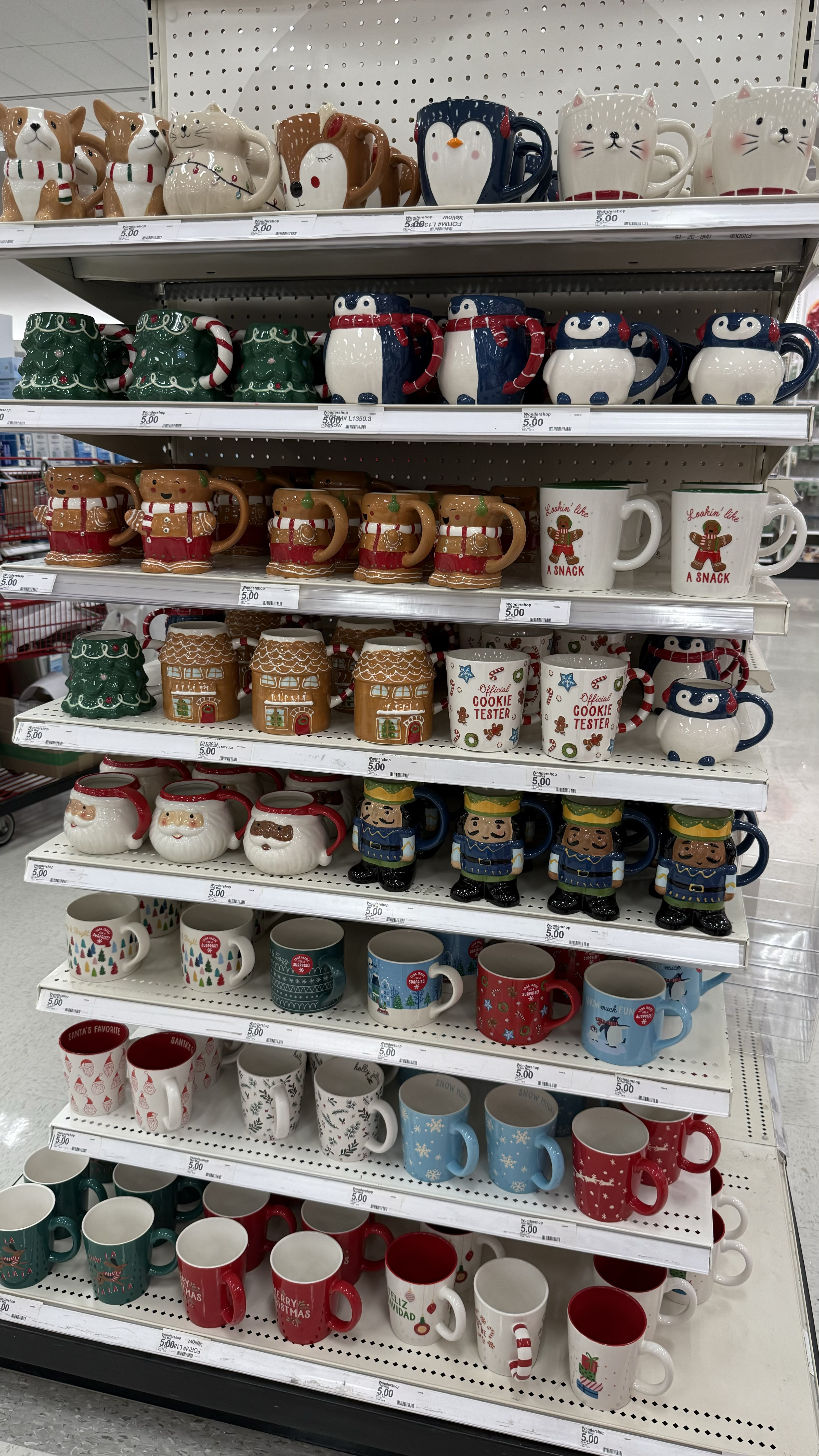 Targets $5.00 Christmas mugs 🎄☕️ #targetchristmas #target #targetfinds #christmasfinds #christmas #giftideas #teachergiftideas #holidaygift #mugs 