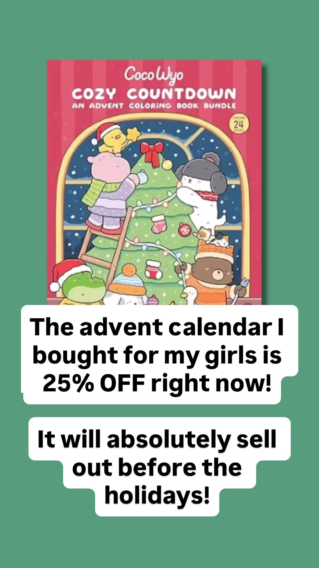 This advent calendar I bought last week is on sale right now!

This is absolutely going to sell out before the holidays!

#LTKSeasonal #LTKKids #LTKSaleAlert