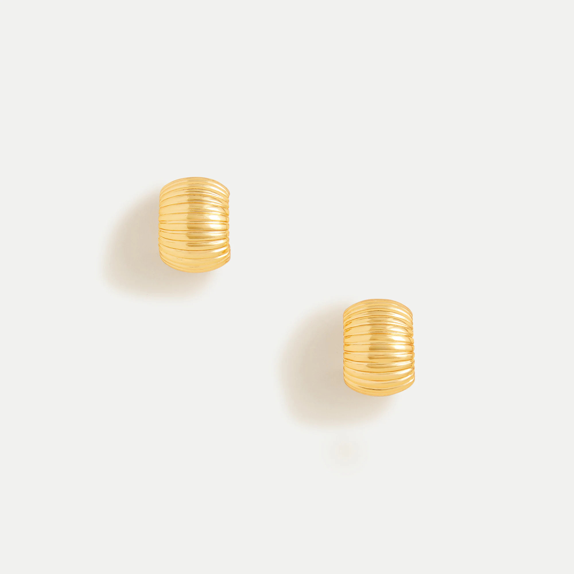 Textured huggie hoop earrings | J. Crew US