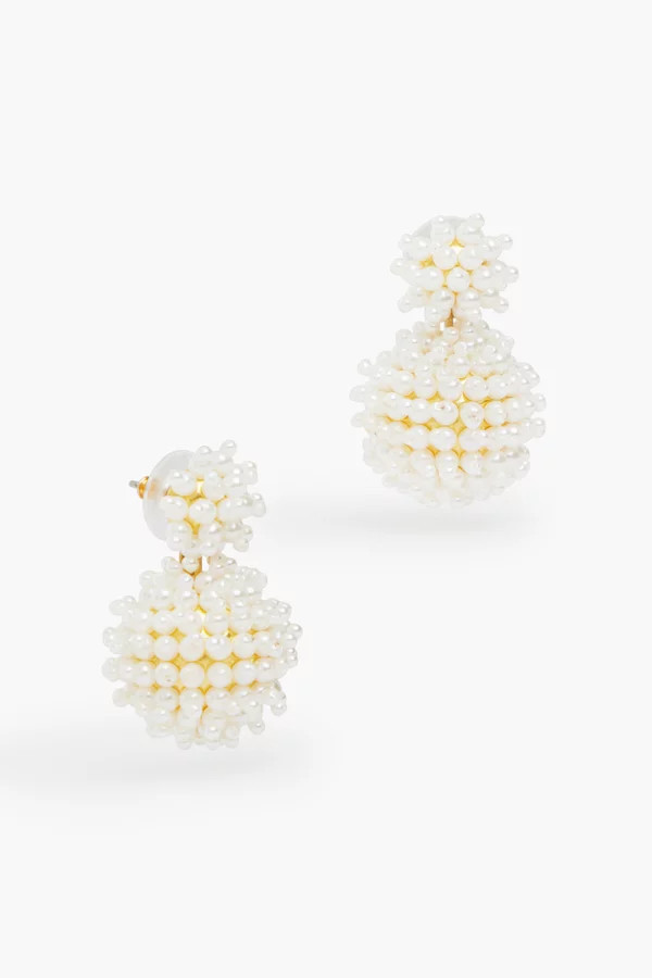 Beaded Pearl Lantern Earrings | Tuckernuck (US)