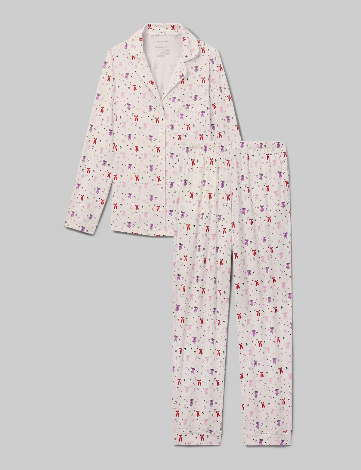 Women's Downtime Long Sleeve Pajama Top & Pant Set | Tommy John