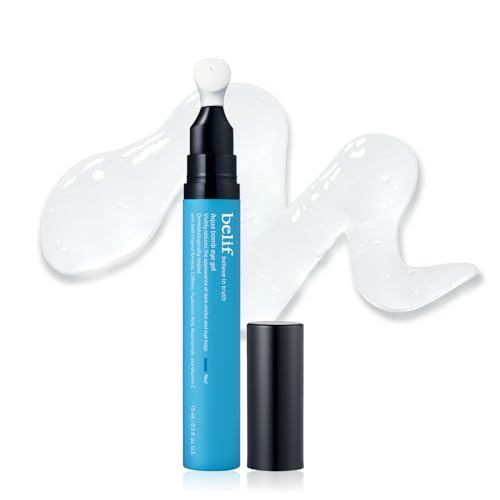 belif Aqua Bomb Cooling Eye Gel - Caffeine & Hyaluronic Acid for Puffiness & Hydration, Niacinamide & Vitamin C for Dark Circles, Adenosine & Collagen for Plumping & Firming, Korean Skin Care | Amazon (US)