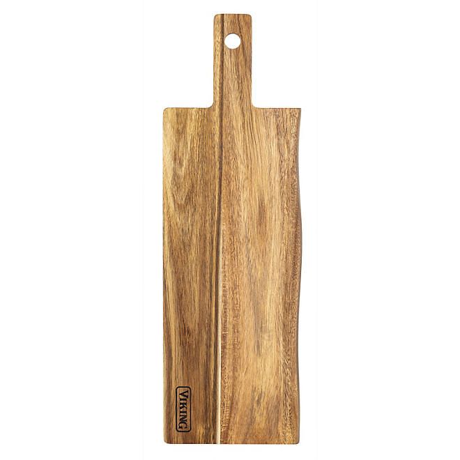 Viking Acacia Wood 2-Piece Paddle and Cutting Board Serving Set | Sam's Club