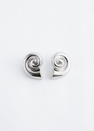 Silver-Plated Shell Earrings - Silver - & Other Stories GB | & Other Stories UK