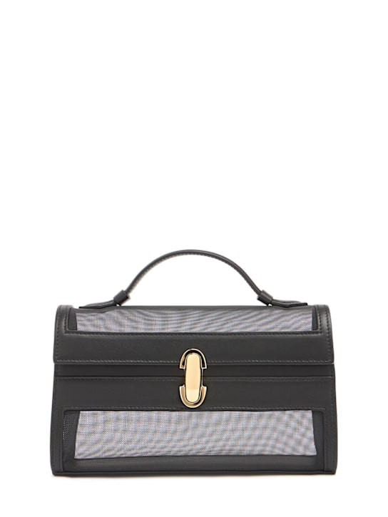 The Symmetry mesh w/ leather pochette | Luisaviaroma