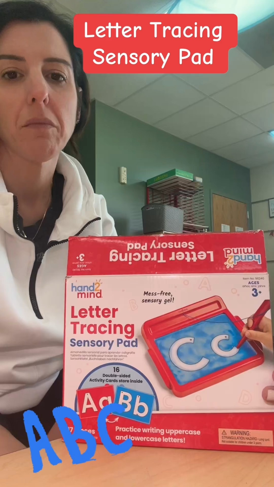 Letter tracing fun with a pen or use your finger for sensory! #prek#preklearning 

#LTKBaby #LTKKids #LTKFamily