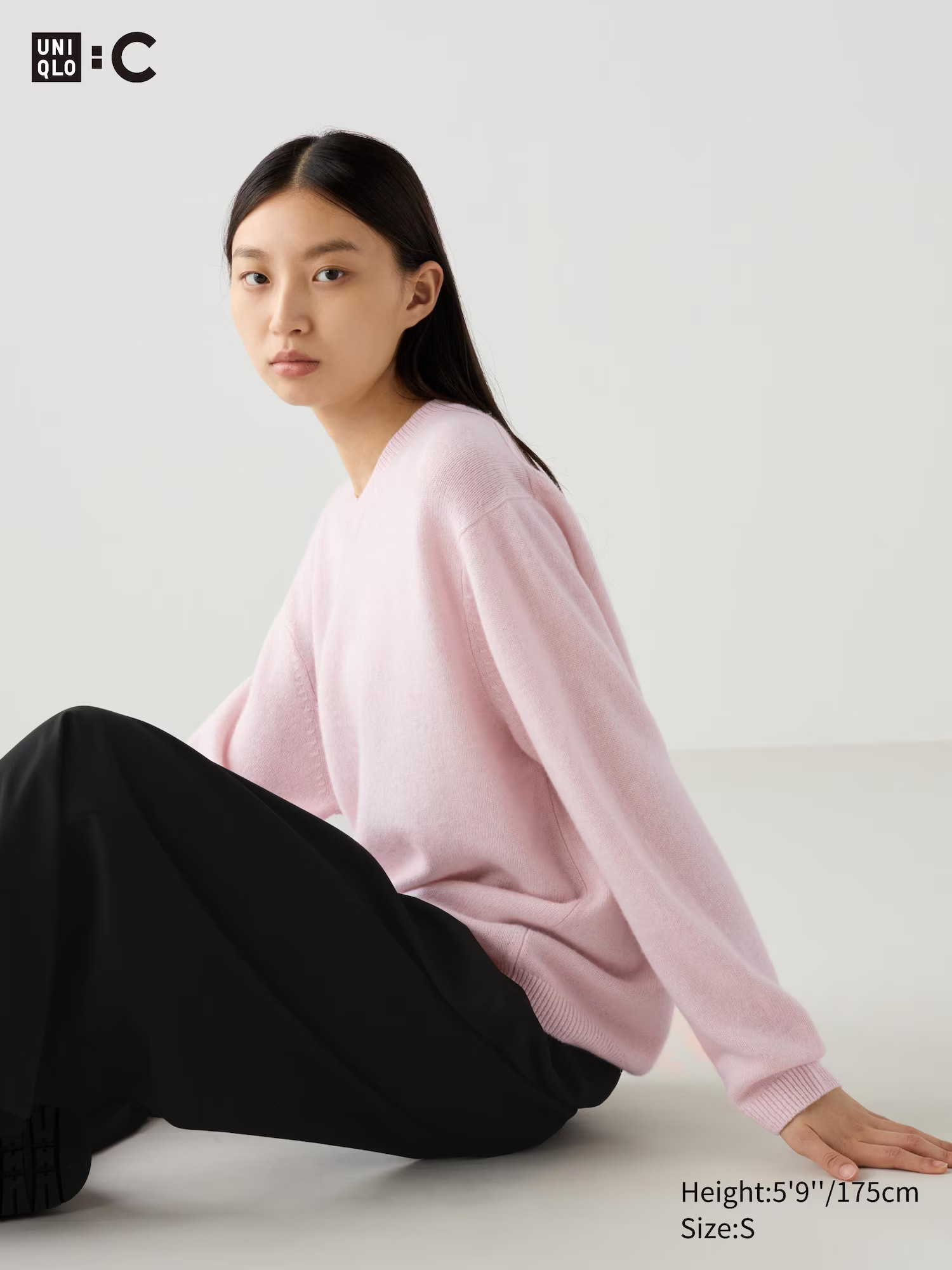 Cashmere Relaxed Sweater | V-Neck | UNIQLO (US)