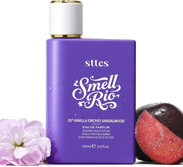 Smell Rio Perfume 05# (Vanilla Orchid Sandalwood) - Eau De Parfum, 100ml/3.4 fl.oz, Purple, Sugar... | Amazon (US)