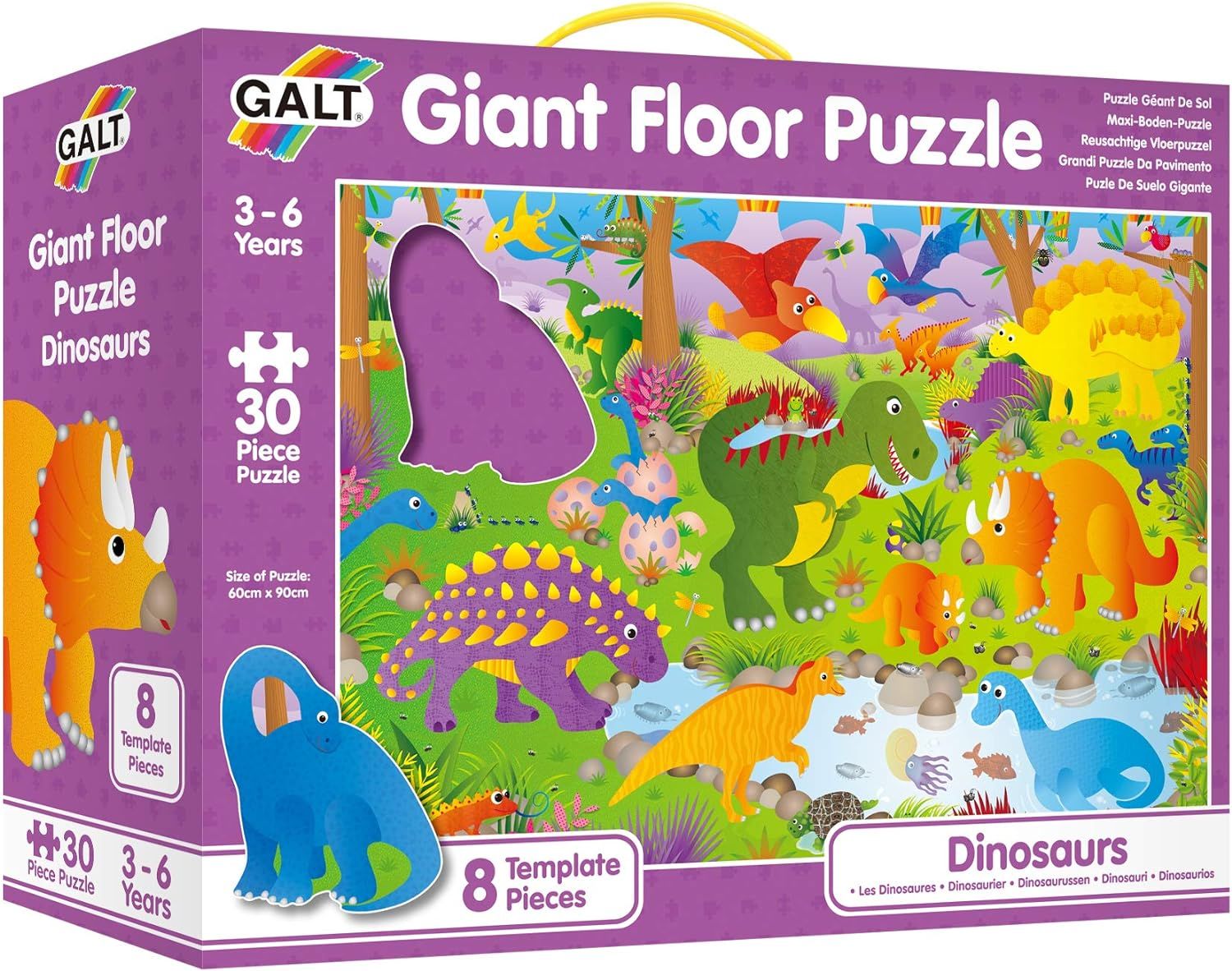 Galt Giant 36" Floor Puzzle - Dinosaurs | Amazon (US)
