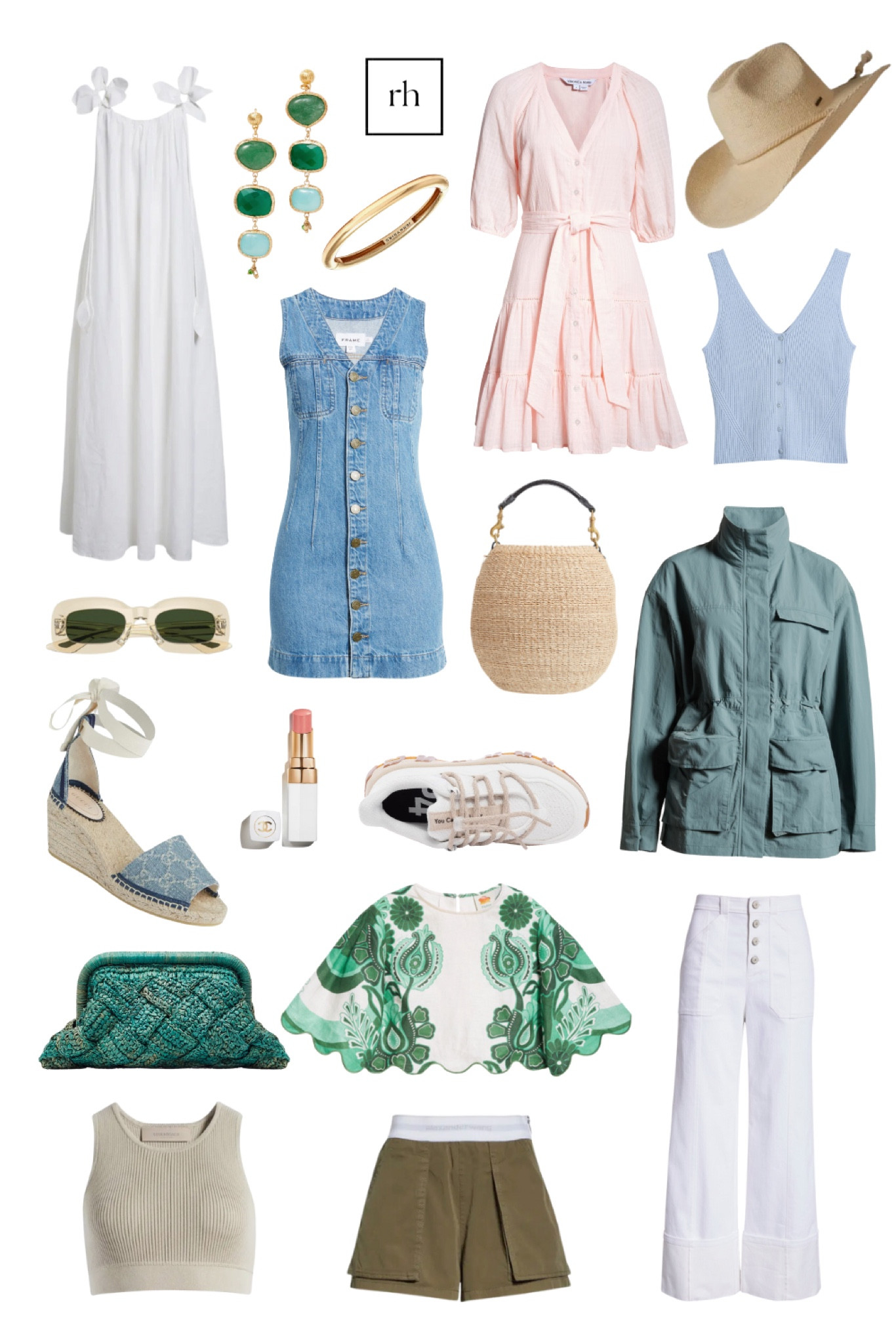 Spring capsule
Mix and match pieces for casual parties and events! 
Greens, pinks and blues 👗👚💙

#LTKtravel #LTKparties #LTKshoecrush