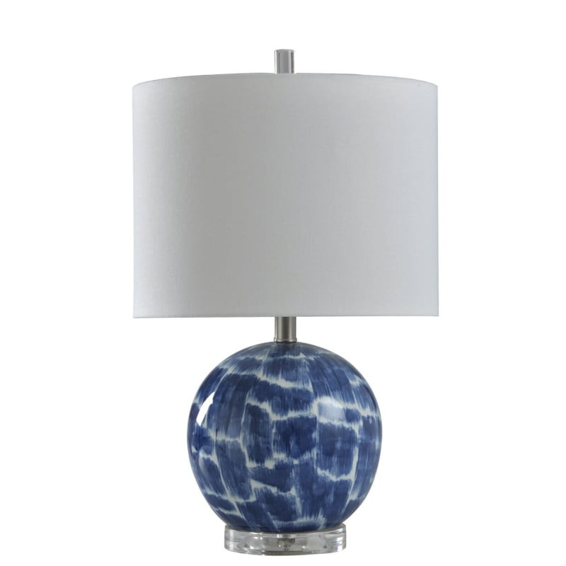 Delacora SC-L14429 Single Light 22" Tall Vase Table Lamp Blue and White Lamps Table Lamps | Build.com, Inc.