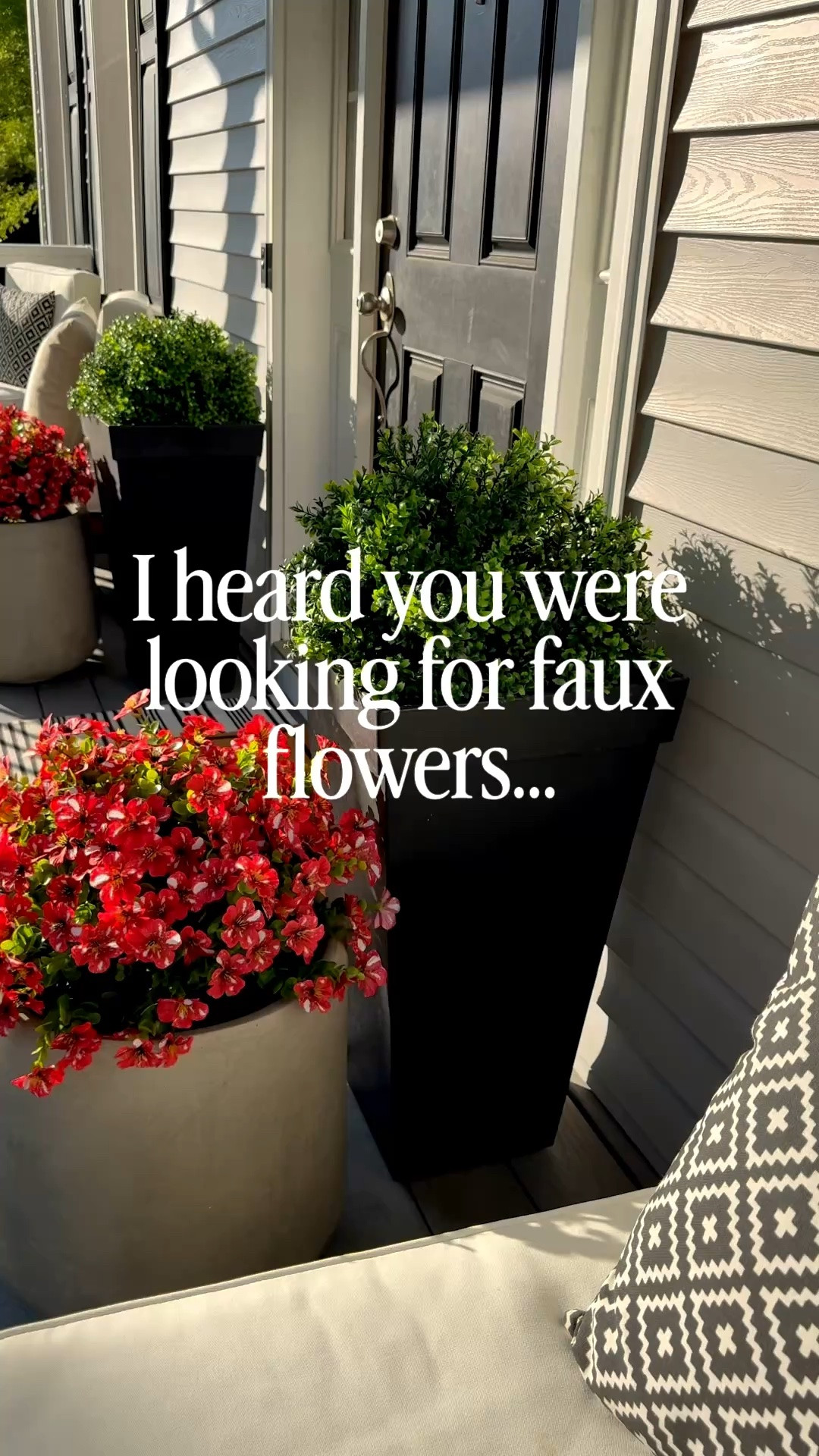 Amazon faux flowers 
Porch decor
Outdoor faux flowers

#LTKHome #LTKSeasonal