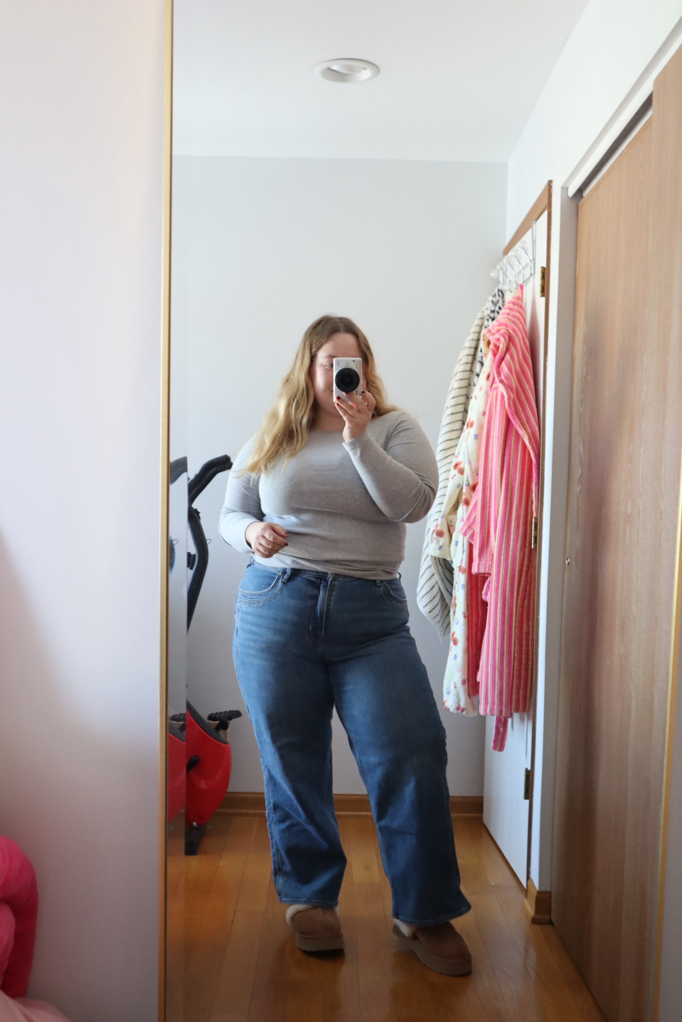 comfortable and cozy outfit! these jeans are very comfortable, not stiff and good with movement! wearing a size 20 in short length (i am 5'4), long sleeve in a large for a more fitted look!

#LTKootd #LTKgrwm #LTKPlusSize