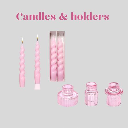 Spiral Taper Candles Stick Pink Twisted Candles H 7.5inch Wax Unscented Pink Dinner Candle Dripless for Home Decor, Relaxation & All Occasions(Pink)



#LTKunder50 #LTKhome #LTKsalealert