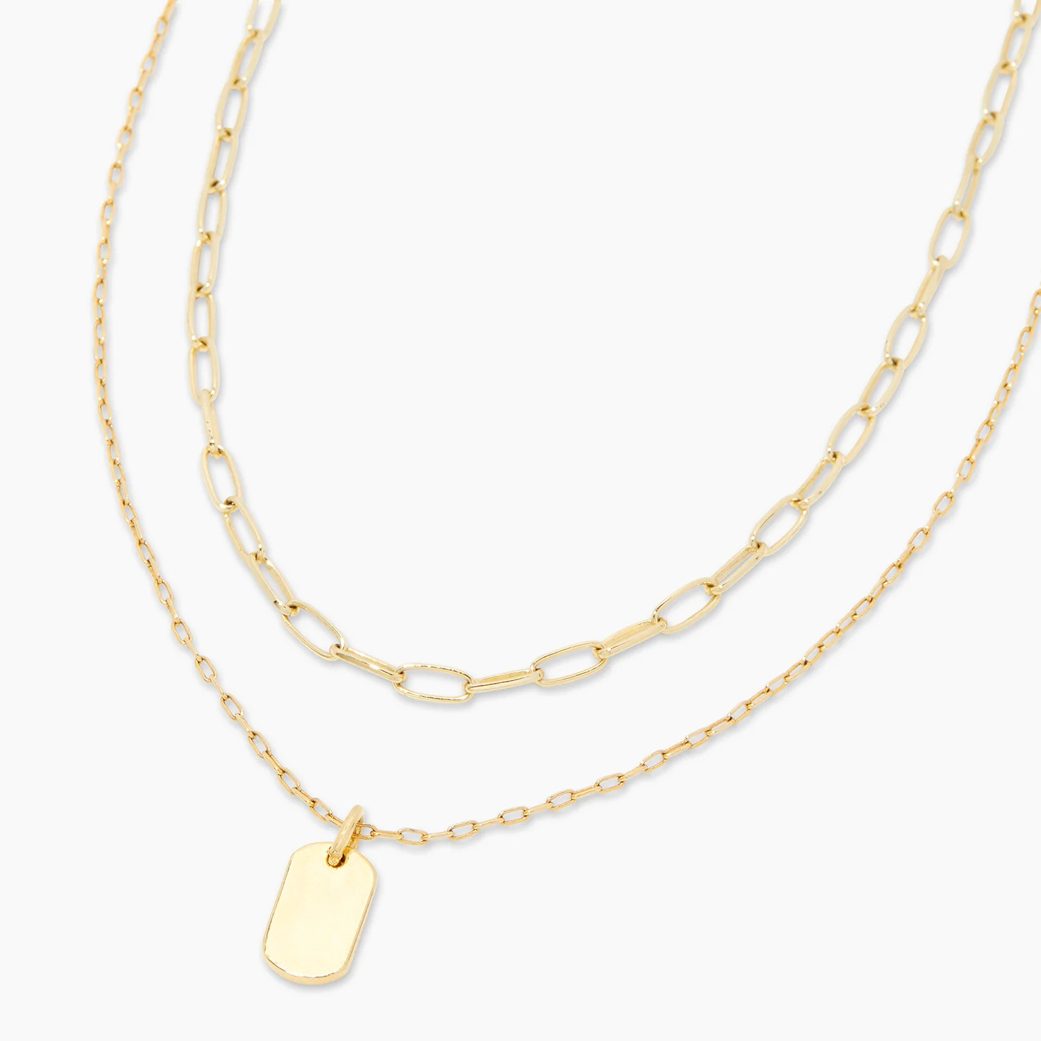 Bespoke Parker Mini Layering SetÂ Necklace in Gold Plated Brass, Women's | Gorjana
