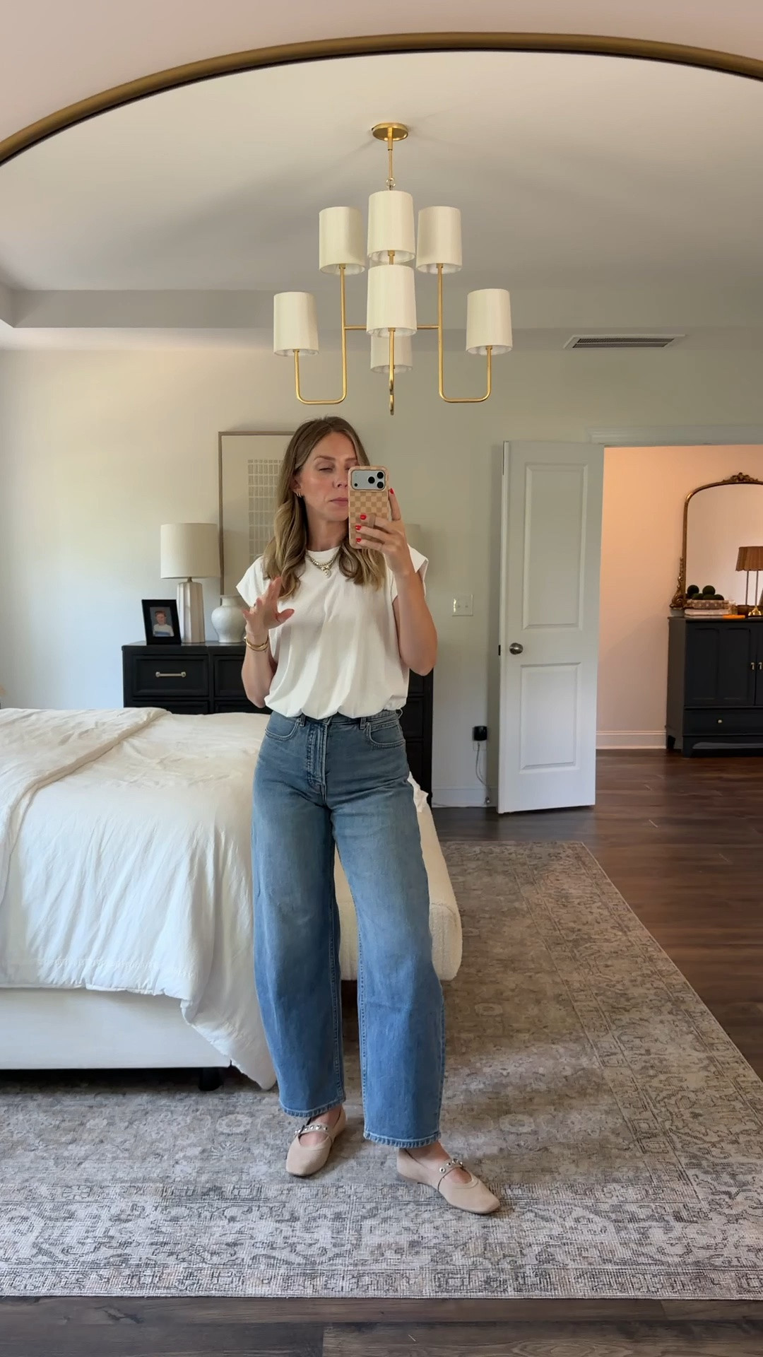 Similar chandelier to the Serena & lily one I have in my bedroom (which is no longer sold!)