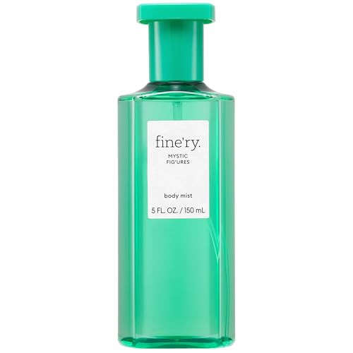 Fine'ry Green Fresh Fig Hair + Body Fragrance Mist Spray for Women, Mystic Fig'ures - Woody Long Lasting Skin Scent with Fig, Salted Sage, Iris, Sandalwood, Body Spray, Vegan (5 Fl Oz) | Amazon (US)