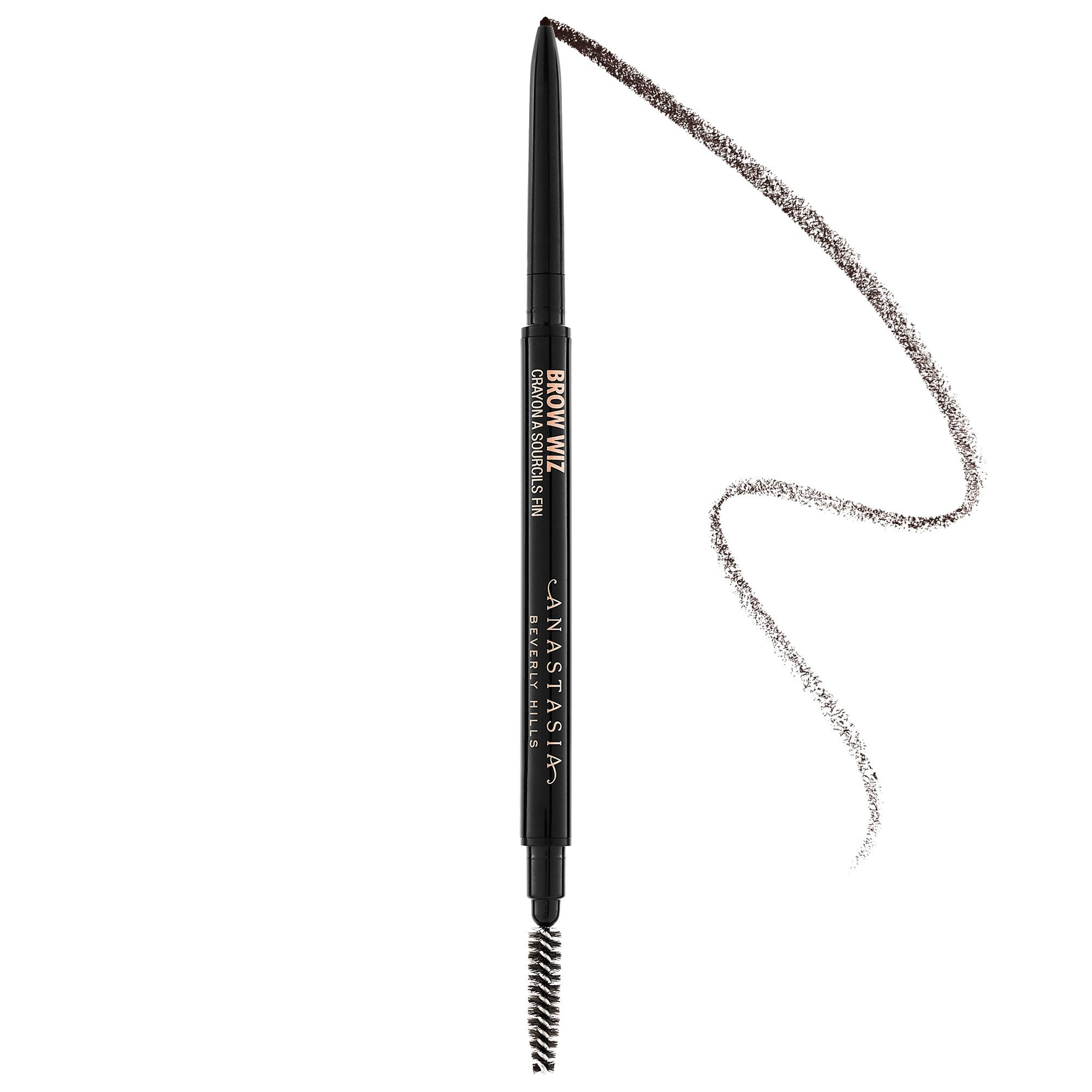 Anastasia Beverly Hills Brow Wiz Ultra-Slim Precision Eyebrow Pencil Dark Brown 0.003 oz/ 0.085 g | Sephora (US)