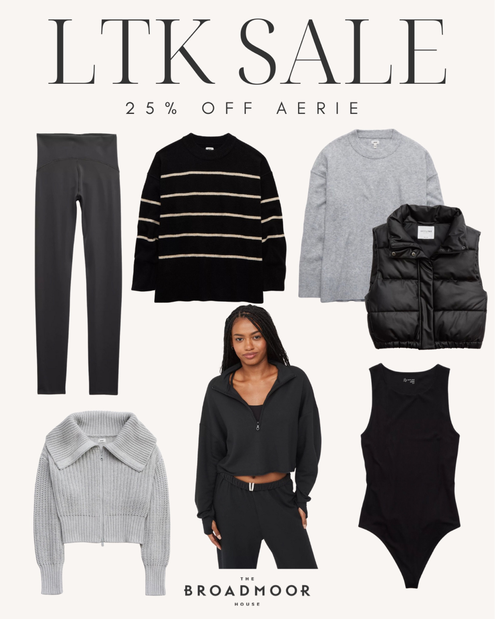 Sweater, Aerie, leggings, fall fashion, fall style, puffer vest, bodysuit, cardigan, pullover

#LTKSale #LTKfindsunder50 #LTKstyletip