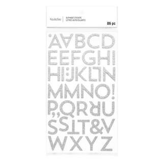 Glitter Alphabet Stickers by Recollections™ in Silver | Michaels® | Michaels Stores